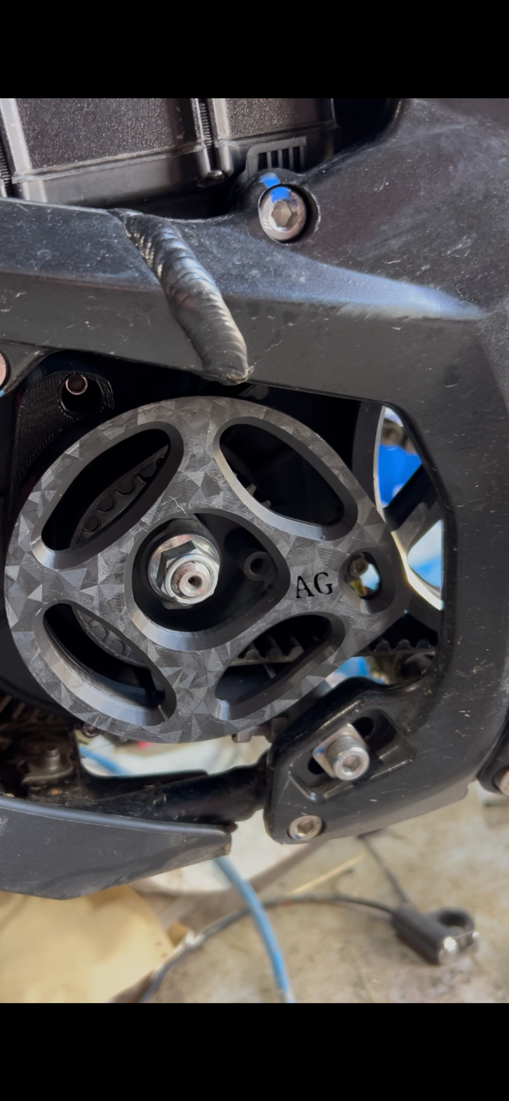 Surron ultra bee motor cover