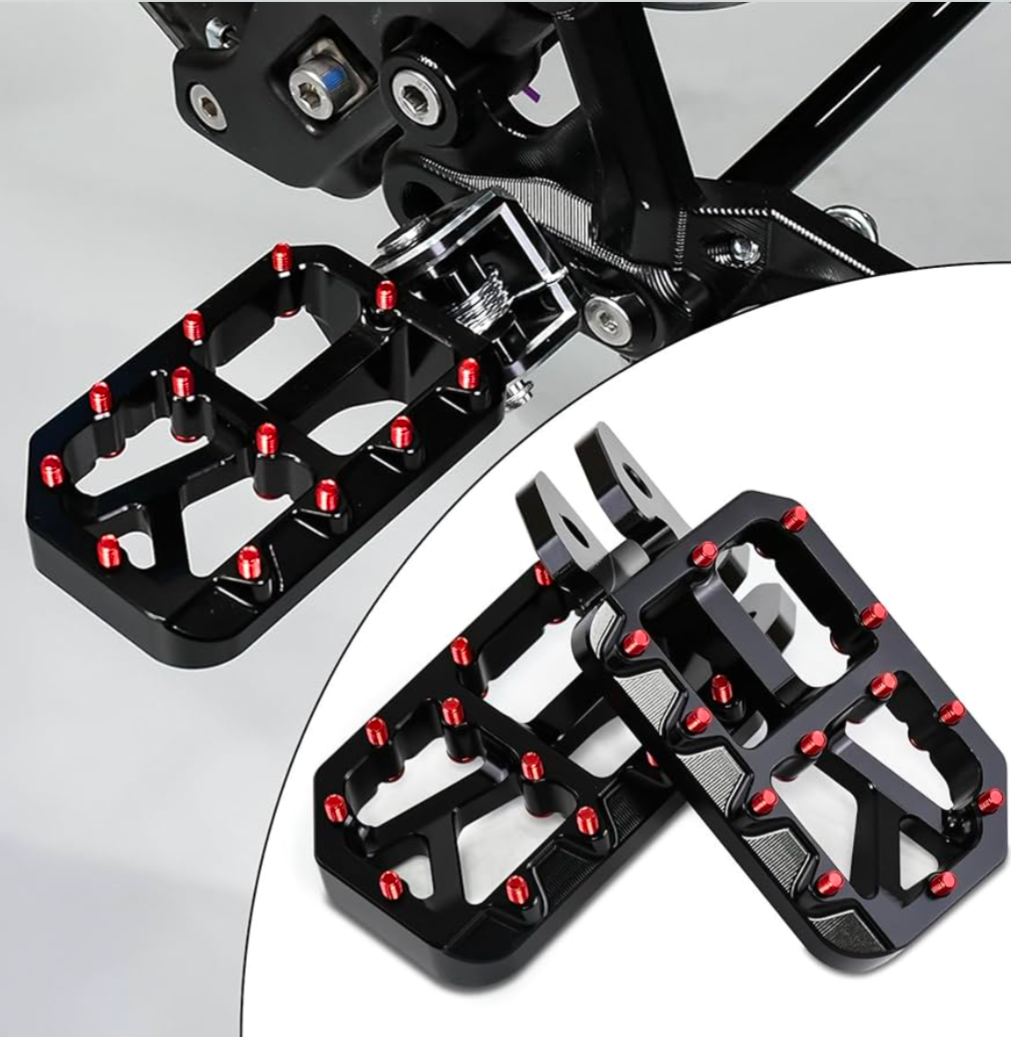 Extra Wide Foot Pegs For Emotos (Fits Tuttio)