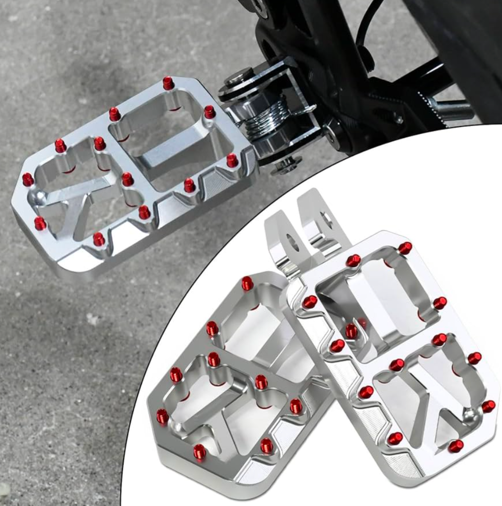 Extra Wide Foot Pegs For Emotos (Fits Tuttio)