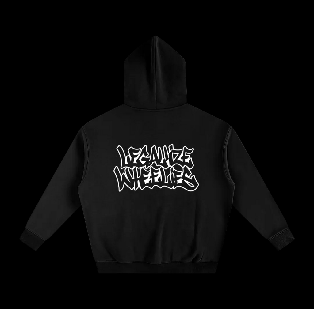 Oversized "Legalize Wheelies" V1 Hoodie